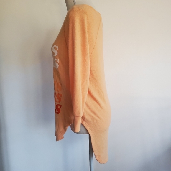 Wildfox Peach Orange Dreams Haley Raglan - Picture 7 of 10